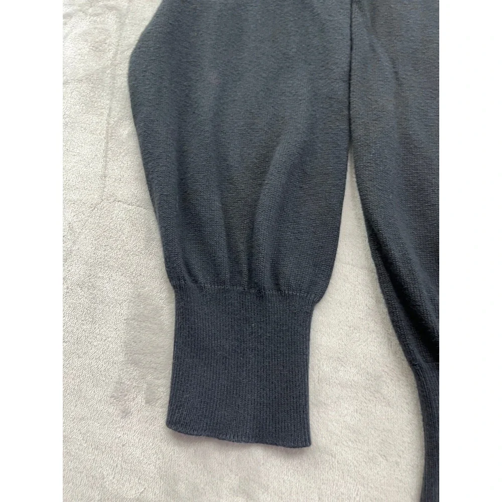 Mondo di Marco Polo Sweater Men Medium Black Made in Italy Knit Long Sleeve City